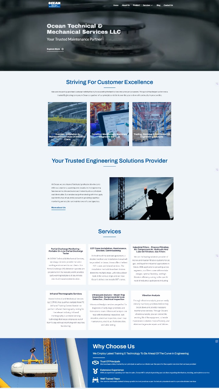 Ocean Technical & Mechanical Services LLC  